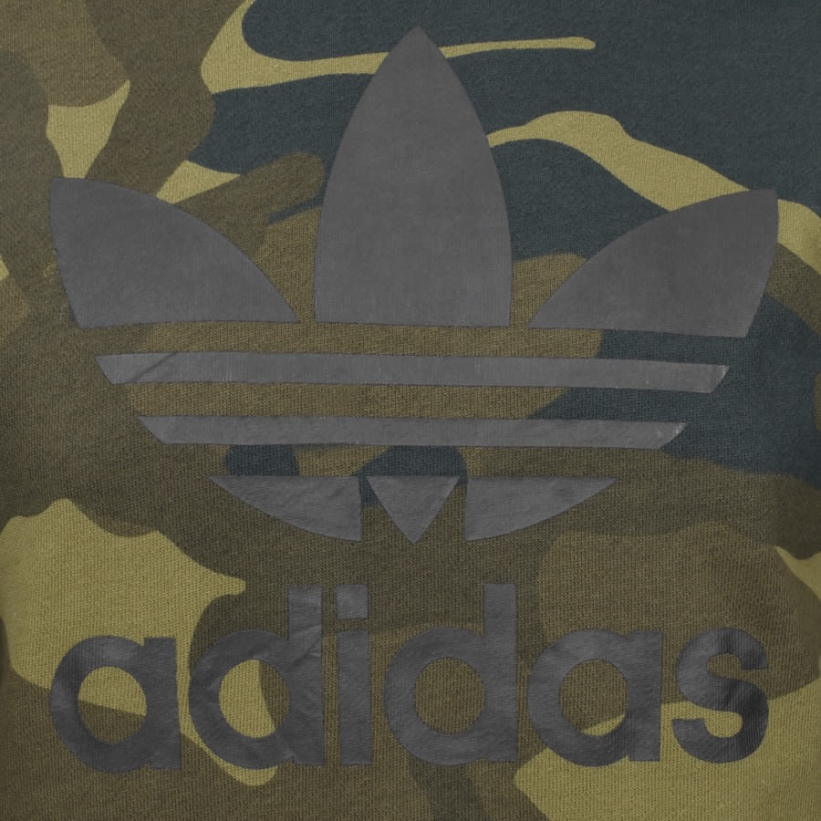 Alternative Image for Productadidas Originals Trefoil Logo Hoodie Khaki3